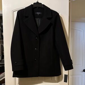 Kenneth Cole New York Black Pea Coat